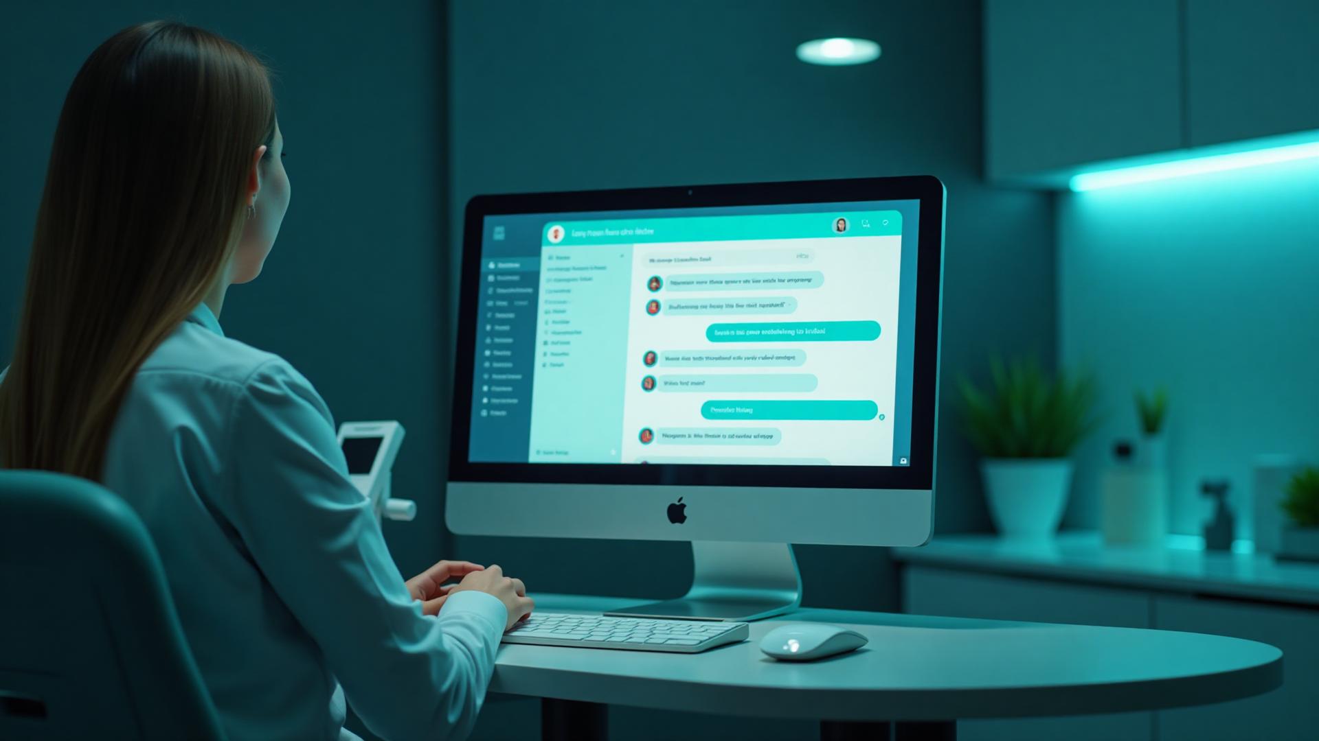 AI Receptionist Interface